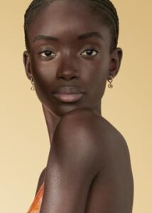 maeva delacroix dior beauty photographer black model skincare skin solar female photographe